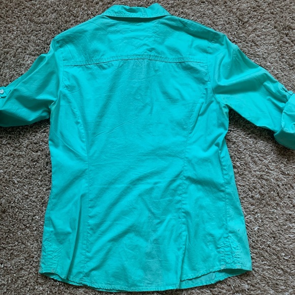 TOMMY HILFIGER Turquoise Button Down Shirt
sz S/P - Picture 2 of 5
